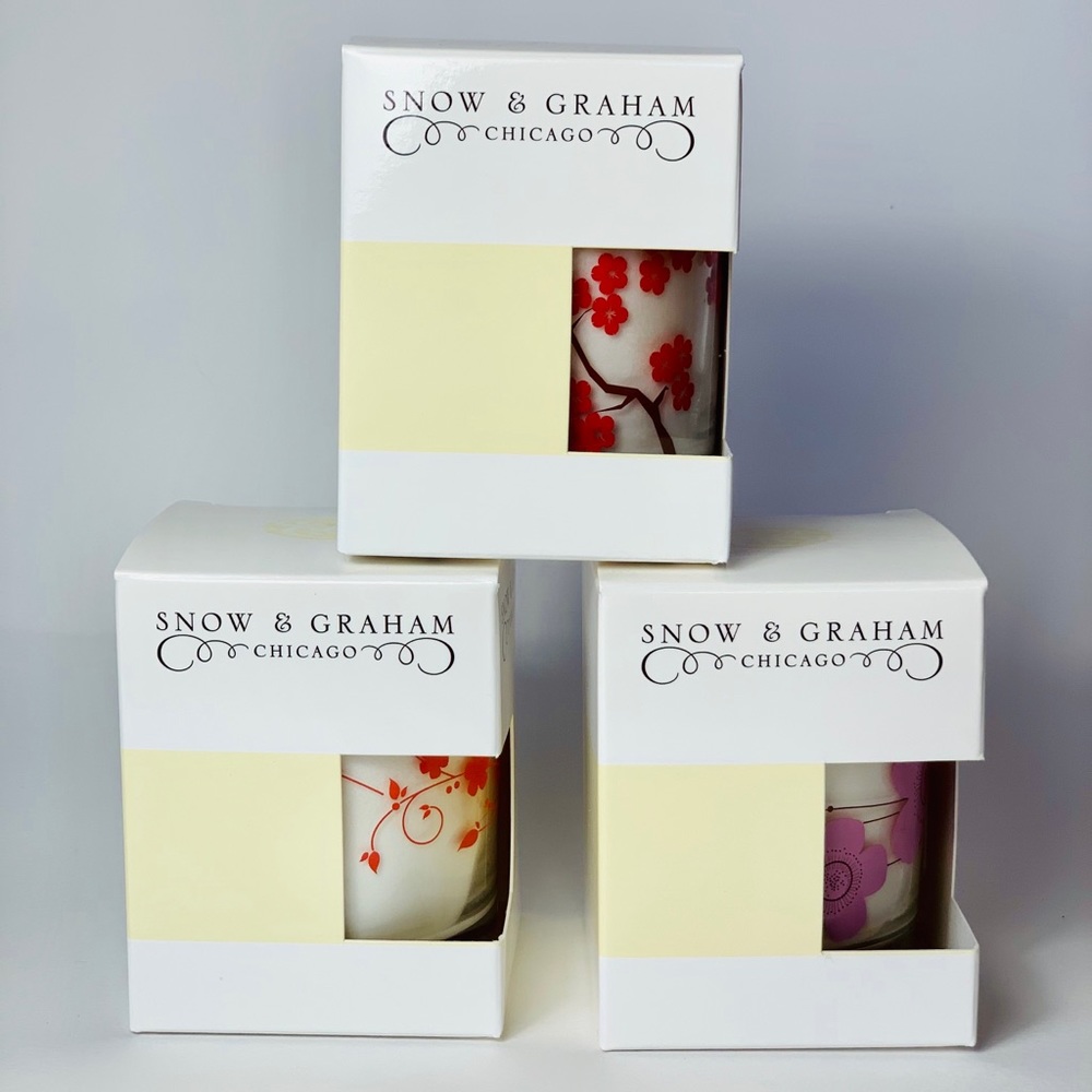 Snow & Graham Candle Lot (3 full-size candles )